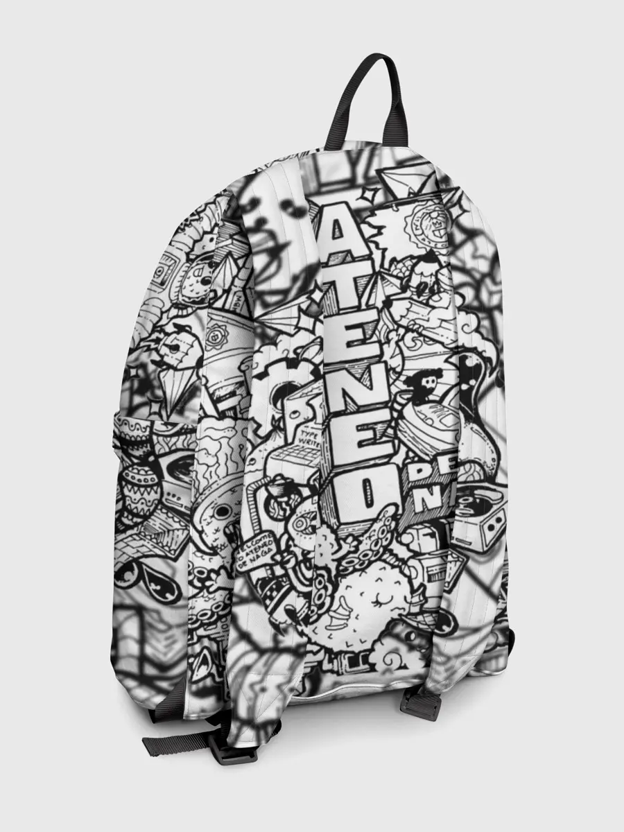 Рюкзак джинсовый / Doodle граффити