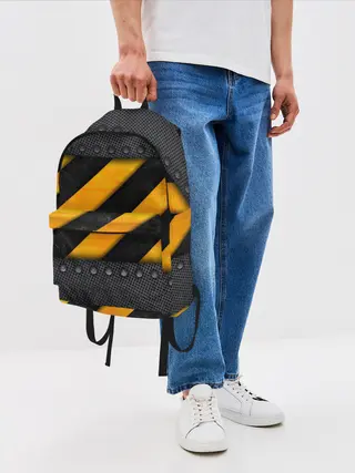 Рюкзак джинсовый / Металлическая преграда