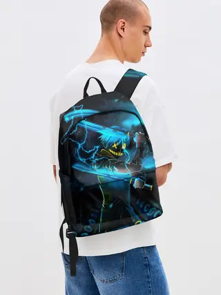 Рюкзак джинсовый / NEON SAMURAI