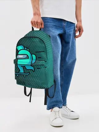 Рюкзак джинсовый / AMONG US.