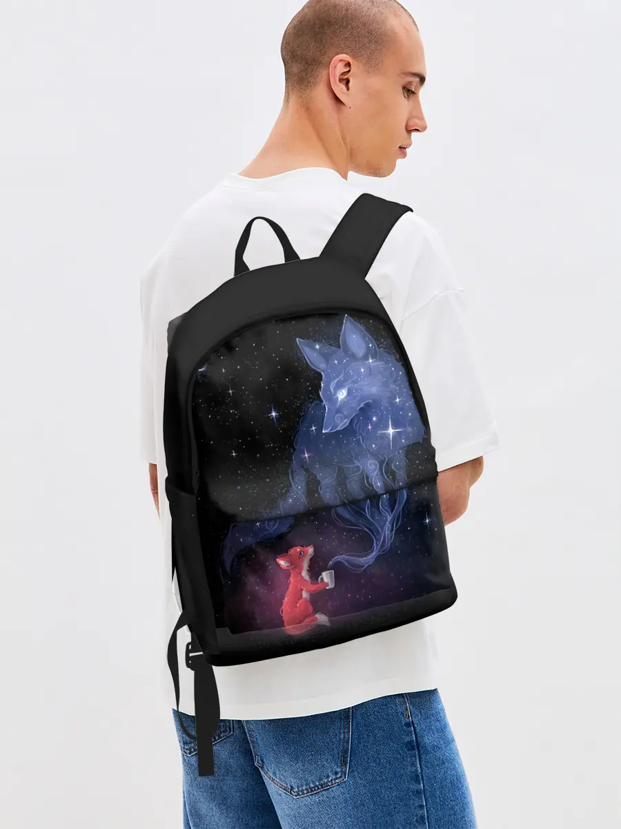 Рюкзак джинсовый / Лиса и ее дух