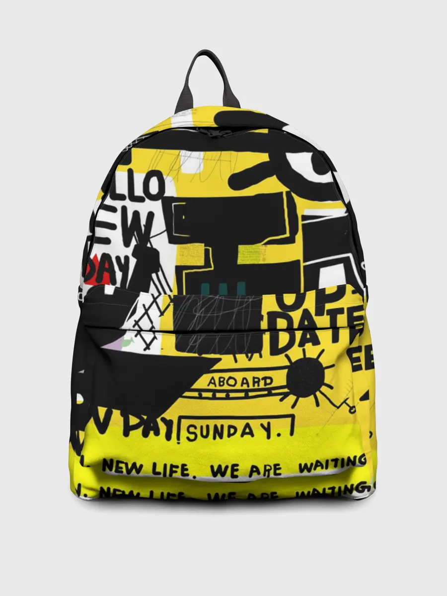 Рюкзак джинсовый / абстракция