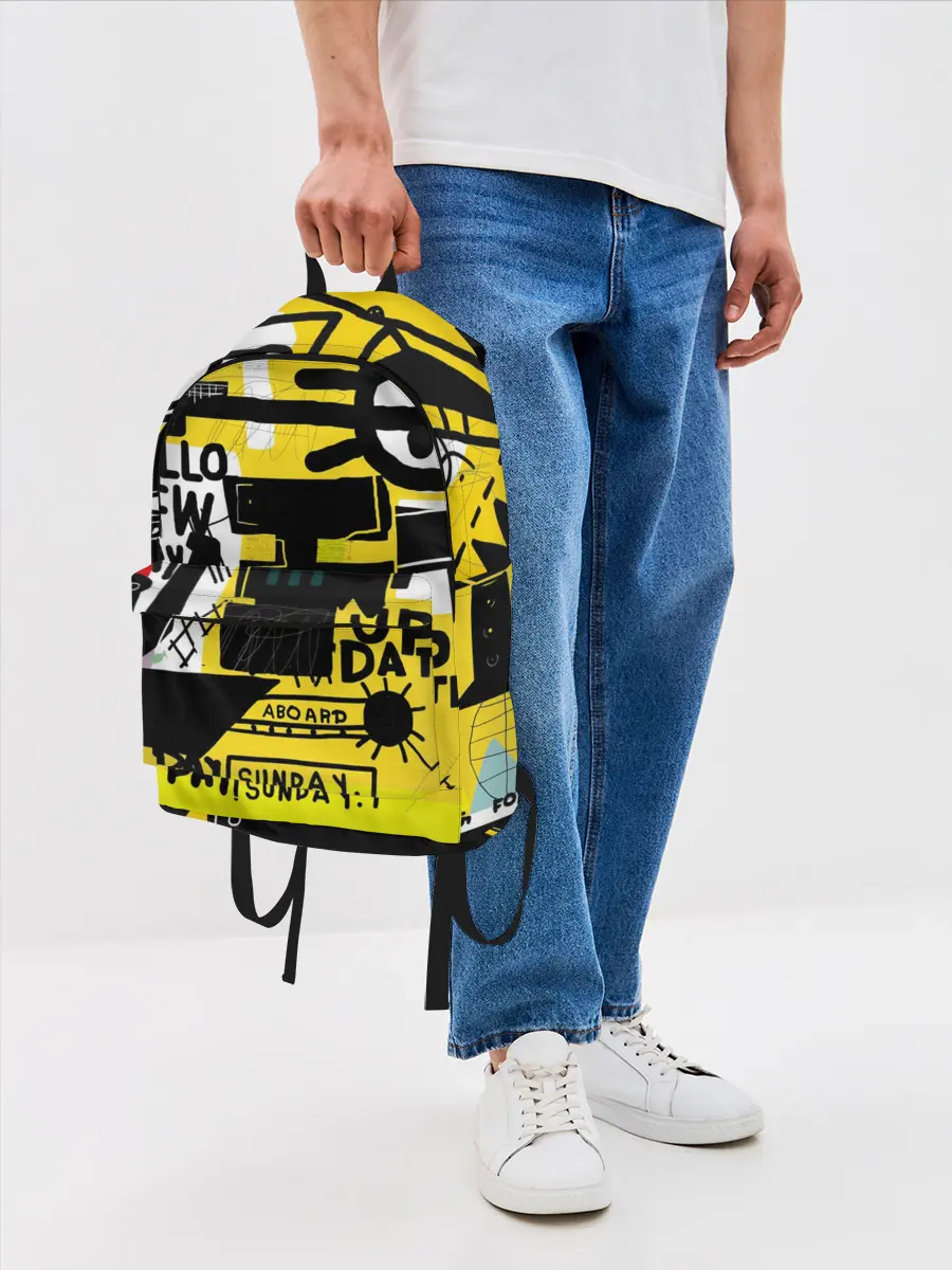 Рюкзак джинсовый / абстракция