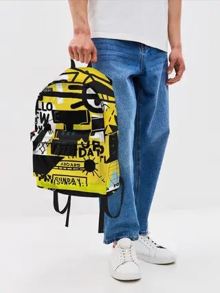 Рюкзак джинсовый / абстракция