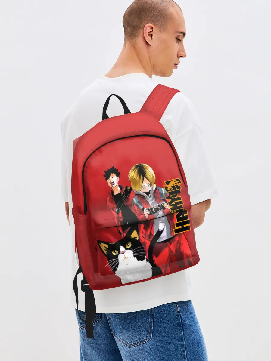 Рюкзак джинсовый / Haikyuu Тобио Кагэяма