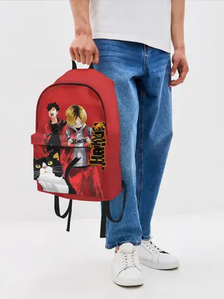 Рюкзак джинсовый / Haikyuu Тобио Кагэяма