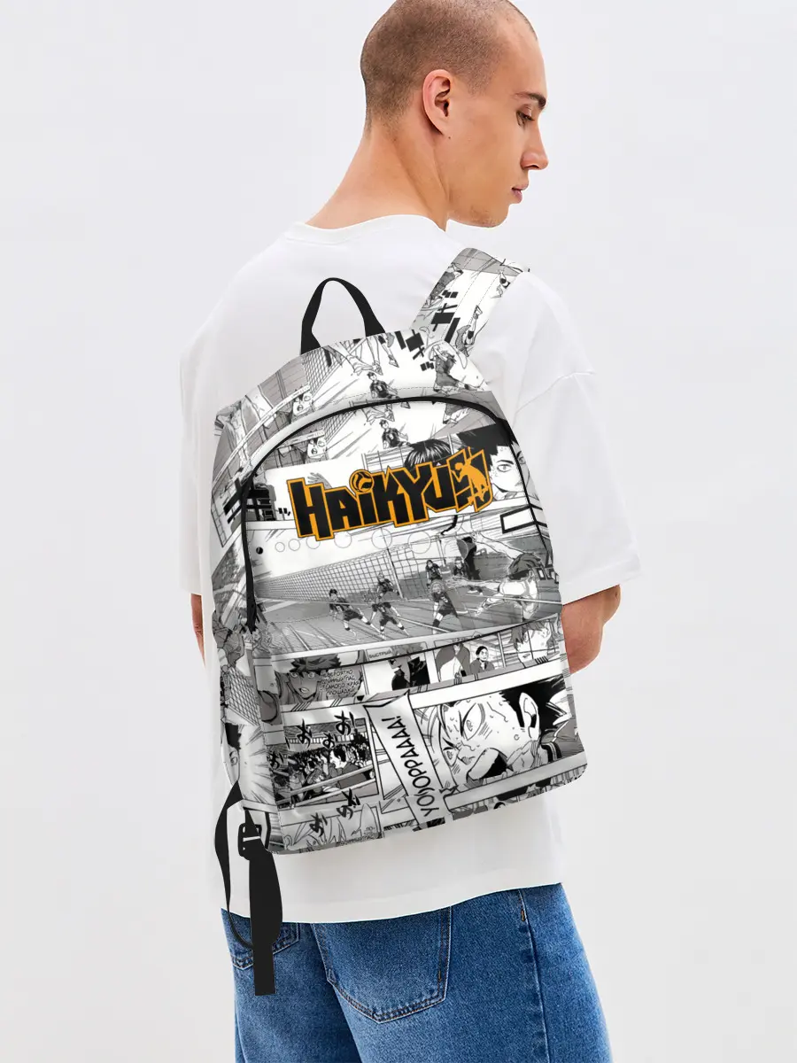Рюкзак джинсовый / Haikyu