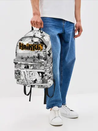 Рюкзак джинсовый / Haikyu