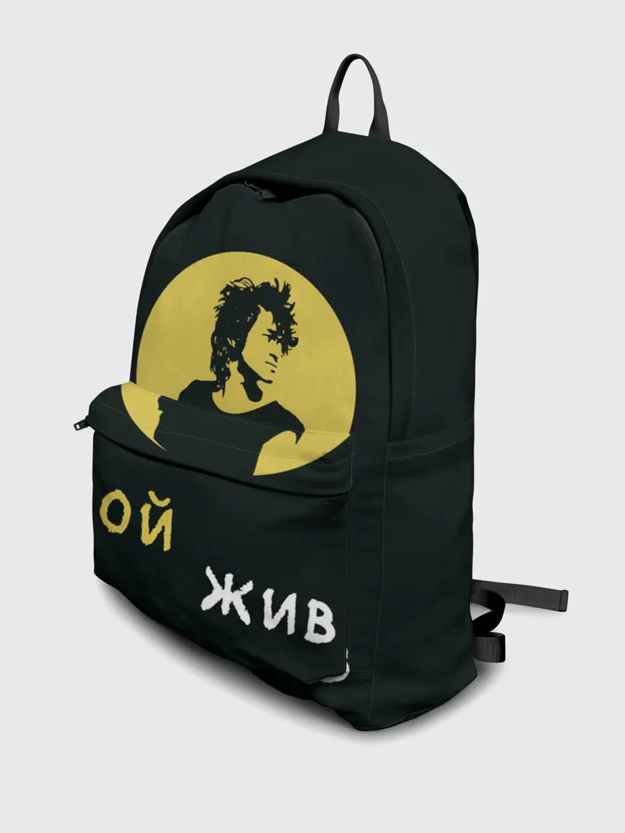 Рюкзак джинсовый / Виктор Цой Жив