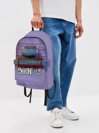 Рюкзак джинсовый / AMONG US