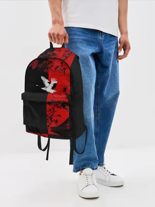 Рюкзак джинсовый / ЖУРАВЛЬ