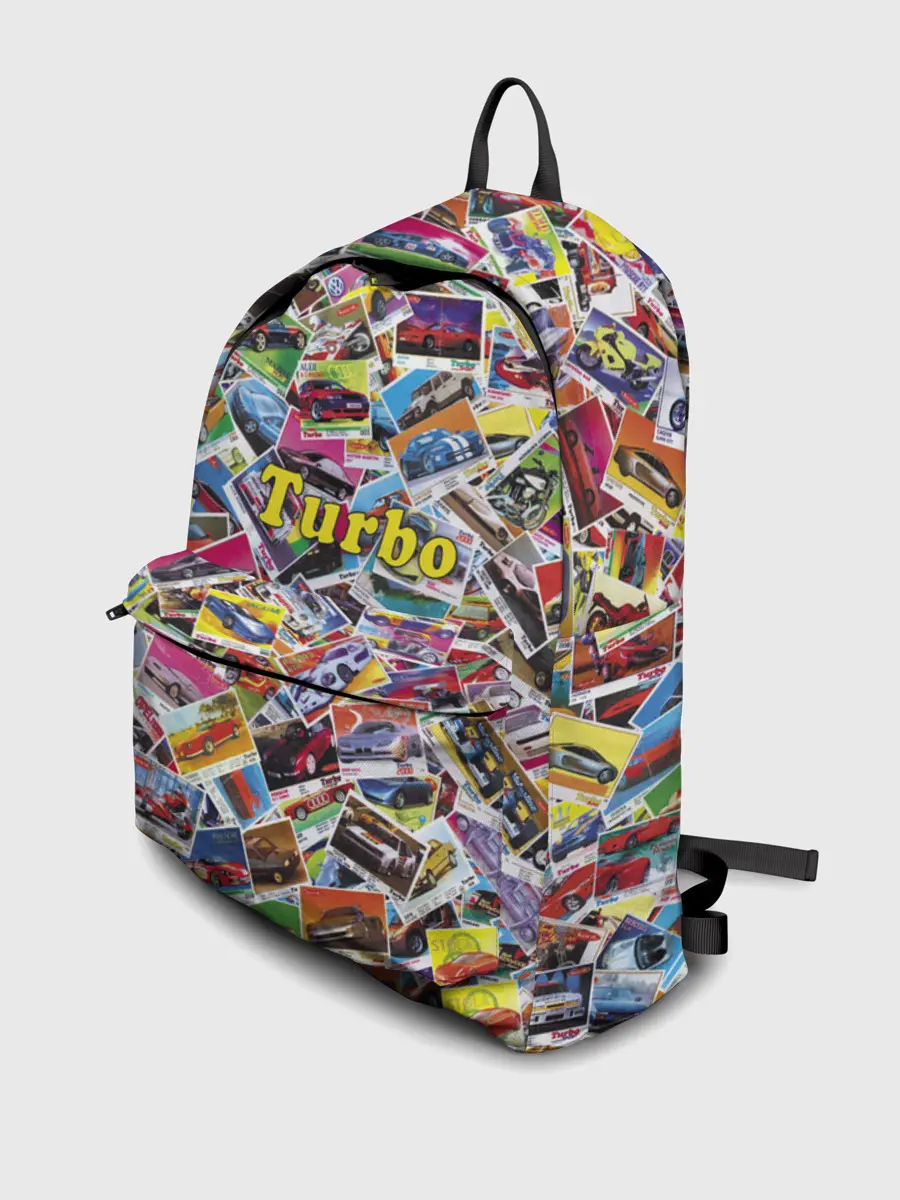 Рюкзак джинсовый / Коллекция вкладышей Turbo