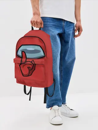 Рюкзак джинсовый / AMONG US.