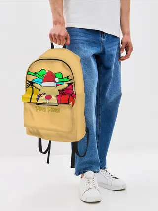 Рюкзак джинсовый / New Year Pikachu