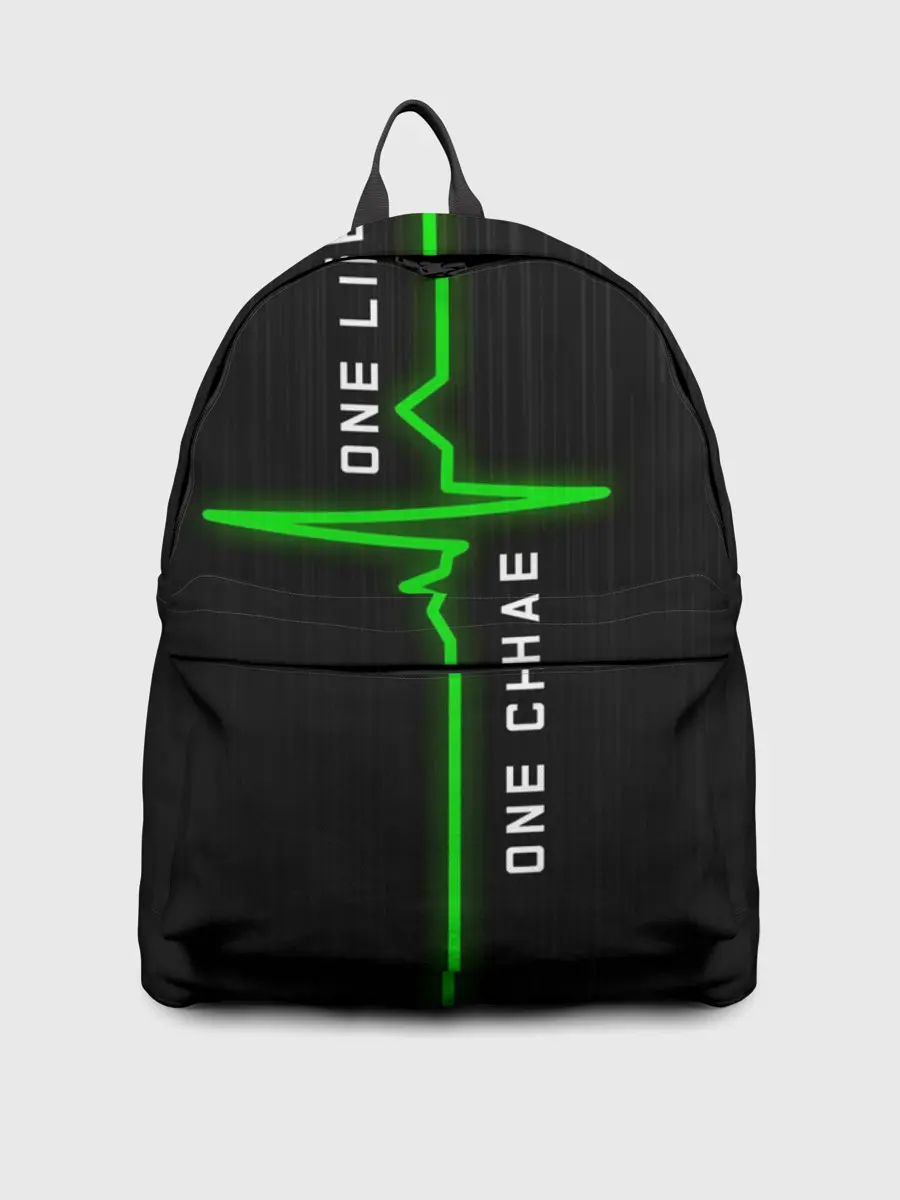 Рюкзак джинсовый / ОДНА ЖИЗНЬ - ОДИН ШАНС