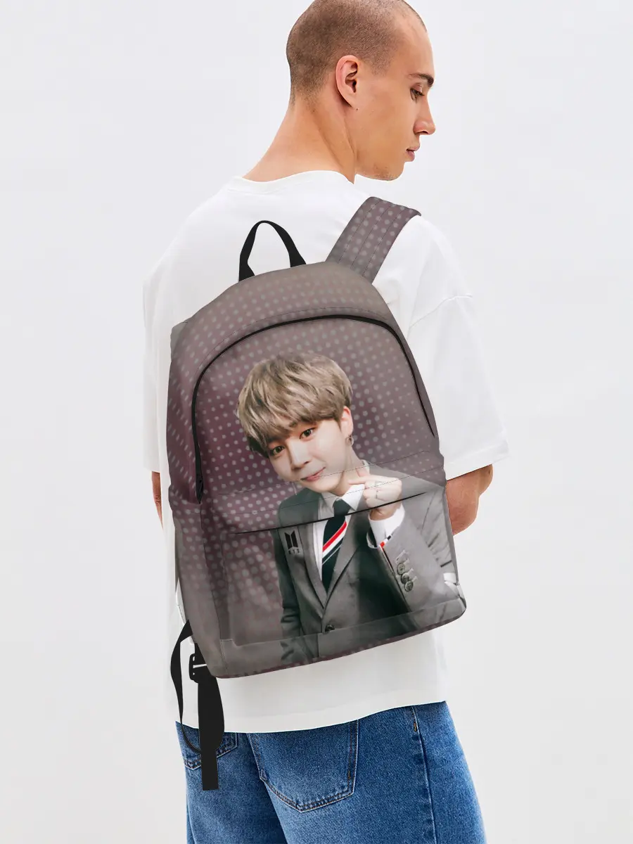 Рюкзак джинсовый / BTS. Jimin