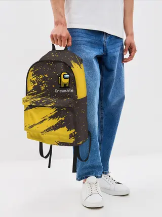 Рюкзак джинсовый / AMONG US / АМОНГ АС