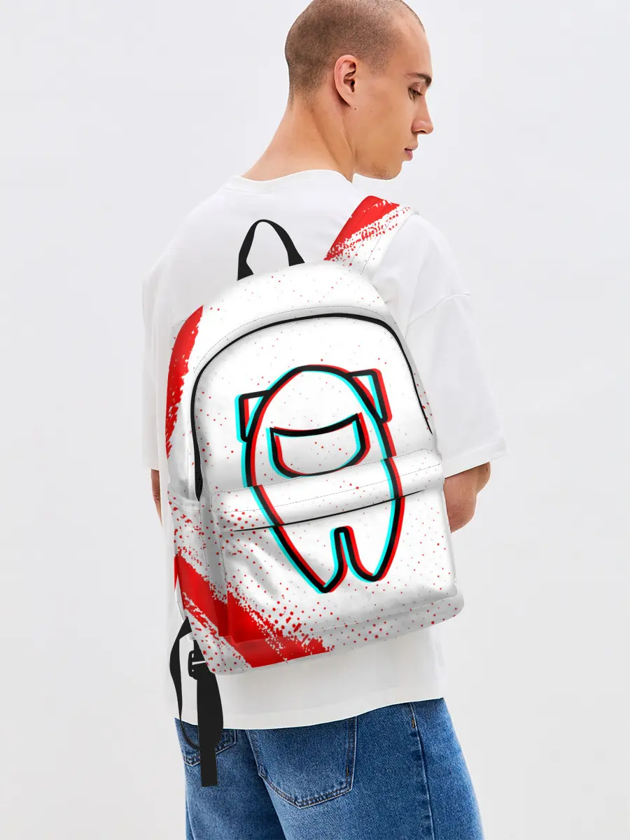 Рюкзак джинсовый / AMONG US / АМОНГ АС