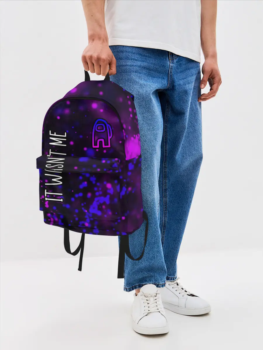 Рюкзак джинсовый / AMONG US / АМОНГ АС