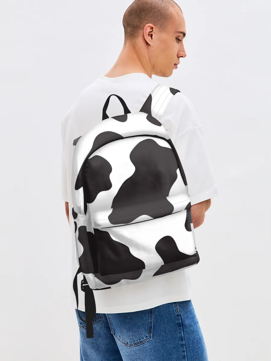 Рюкзак джинсовый / корова