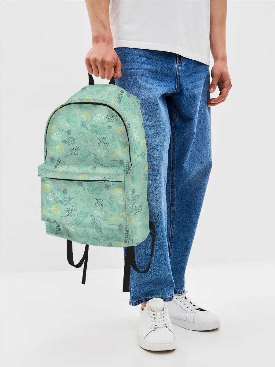 Рюкзак джинсовый / Гербарий