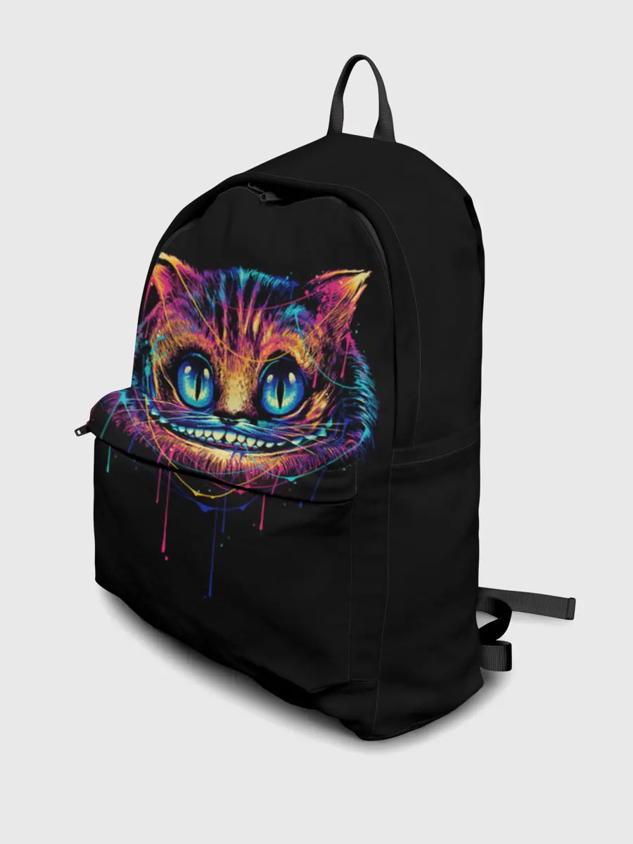 Рюкзак джинсовый / Чеширский Кот