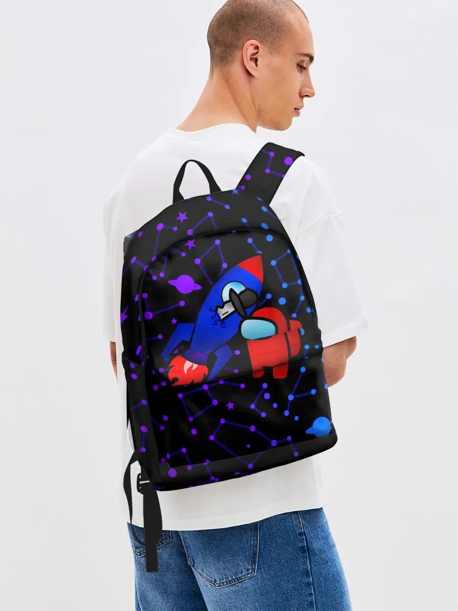 Рюкзак джинсовый / AMONG US | ROCKET