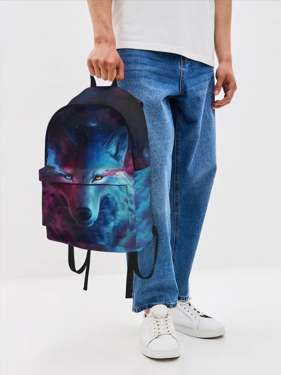 Рюкзак джинсовый / ЗВЕЗДНЫЙ ВОЛК