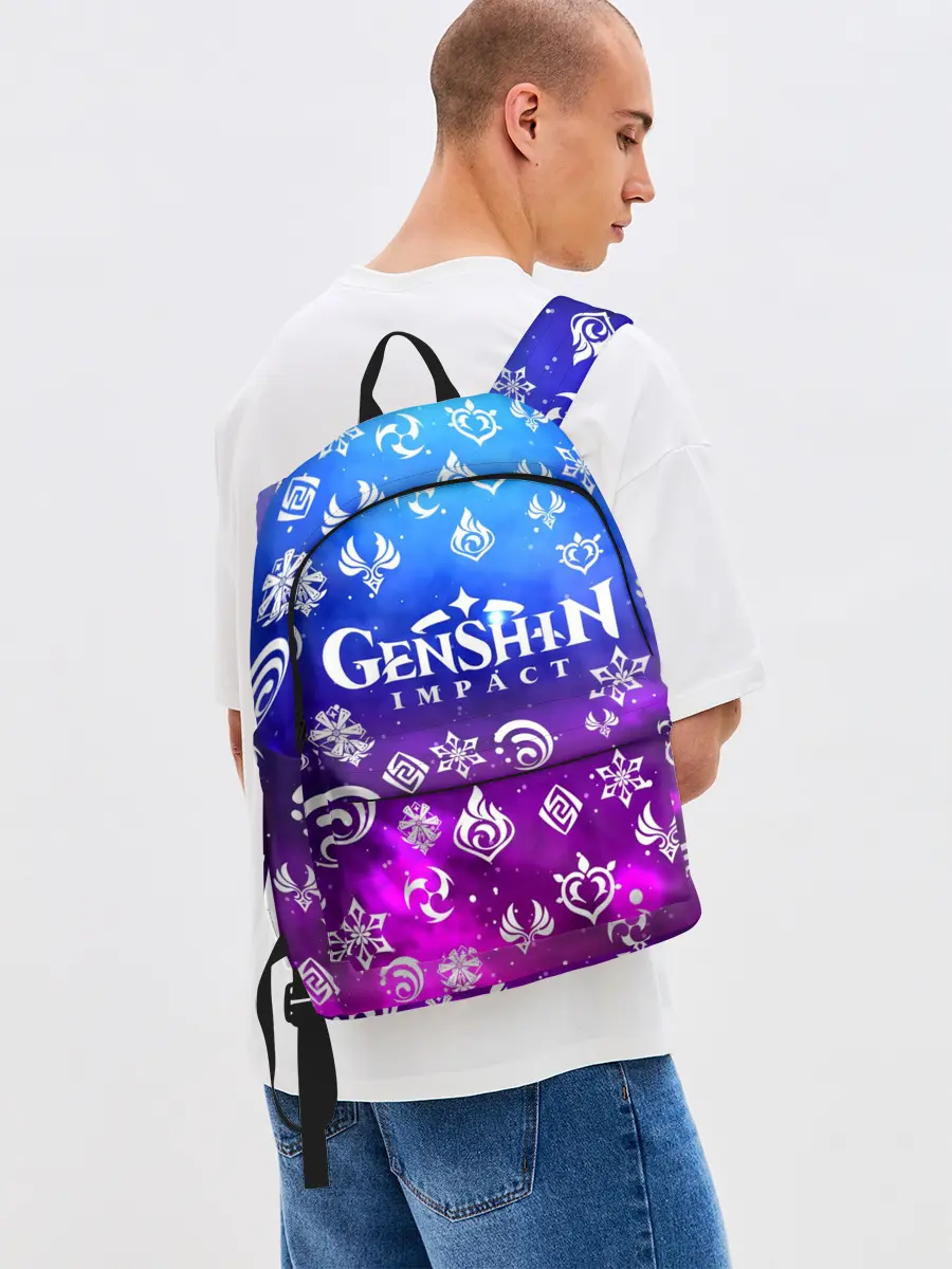 Рюкзак джинсовый / GENSHIN IMPACT