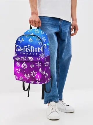 Рюкзак джинсовый / GENSHIN IMPACT