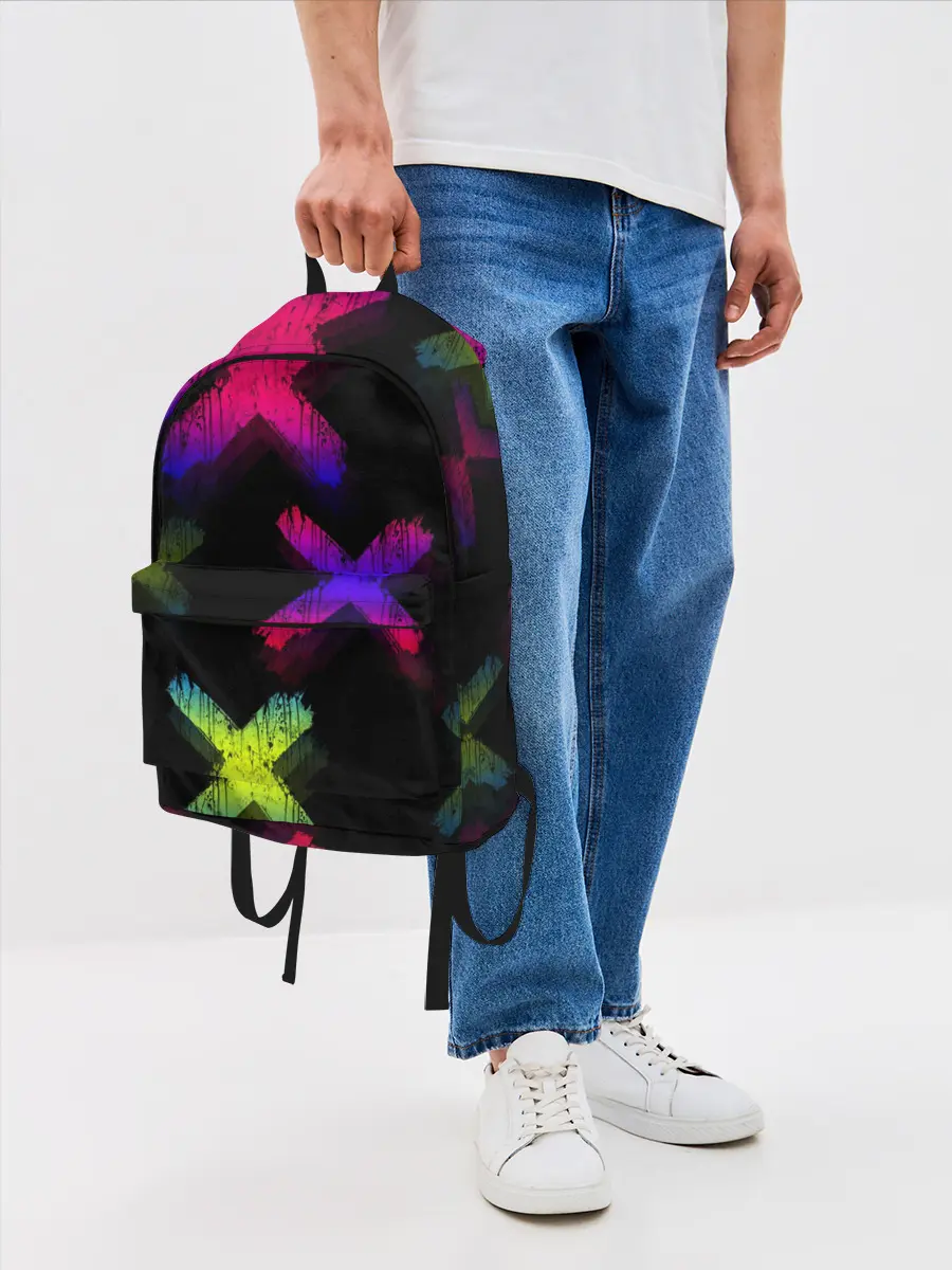 Рюкзак джинсовый / Крестики