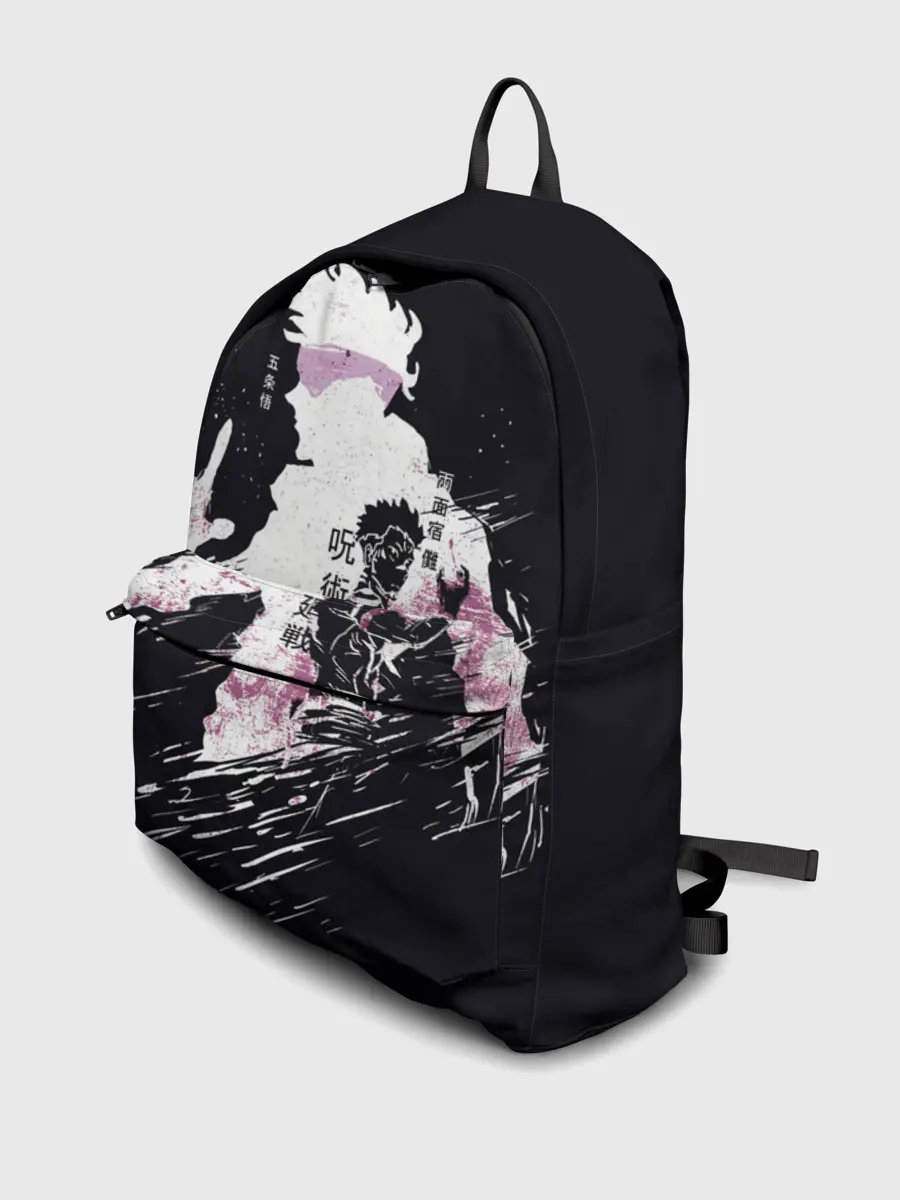 Рюкзак джинсовый / JUJUTSU KAISEN на черном