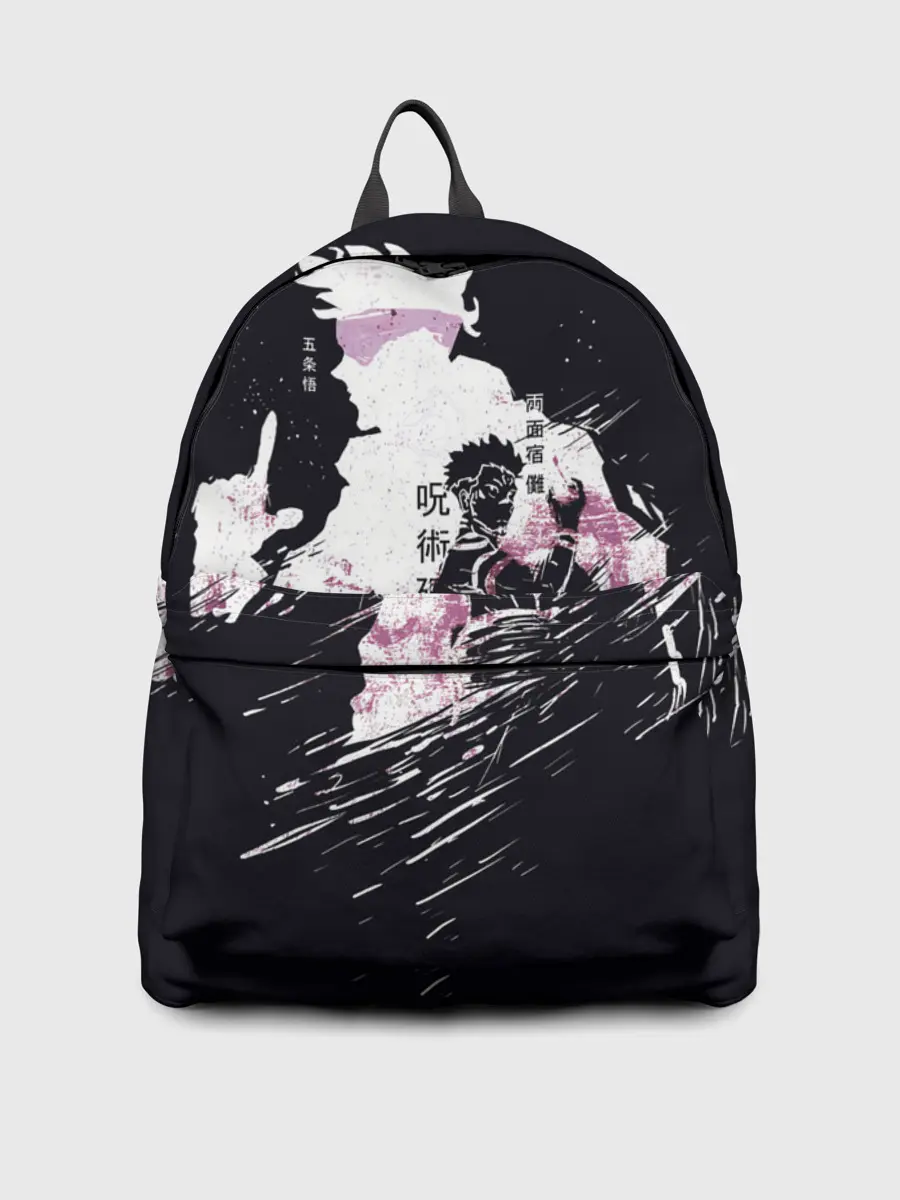 Рюкзак джинсовый / JUJUTSU KAISEN на черном