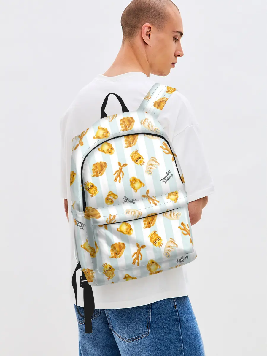 Рюкзак джинсовый / Baked Goods Pattern