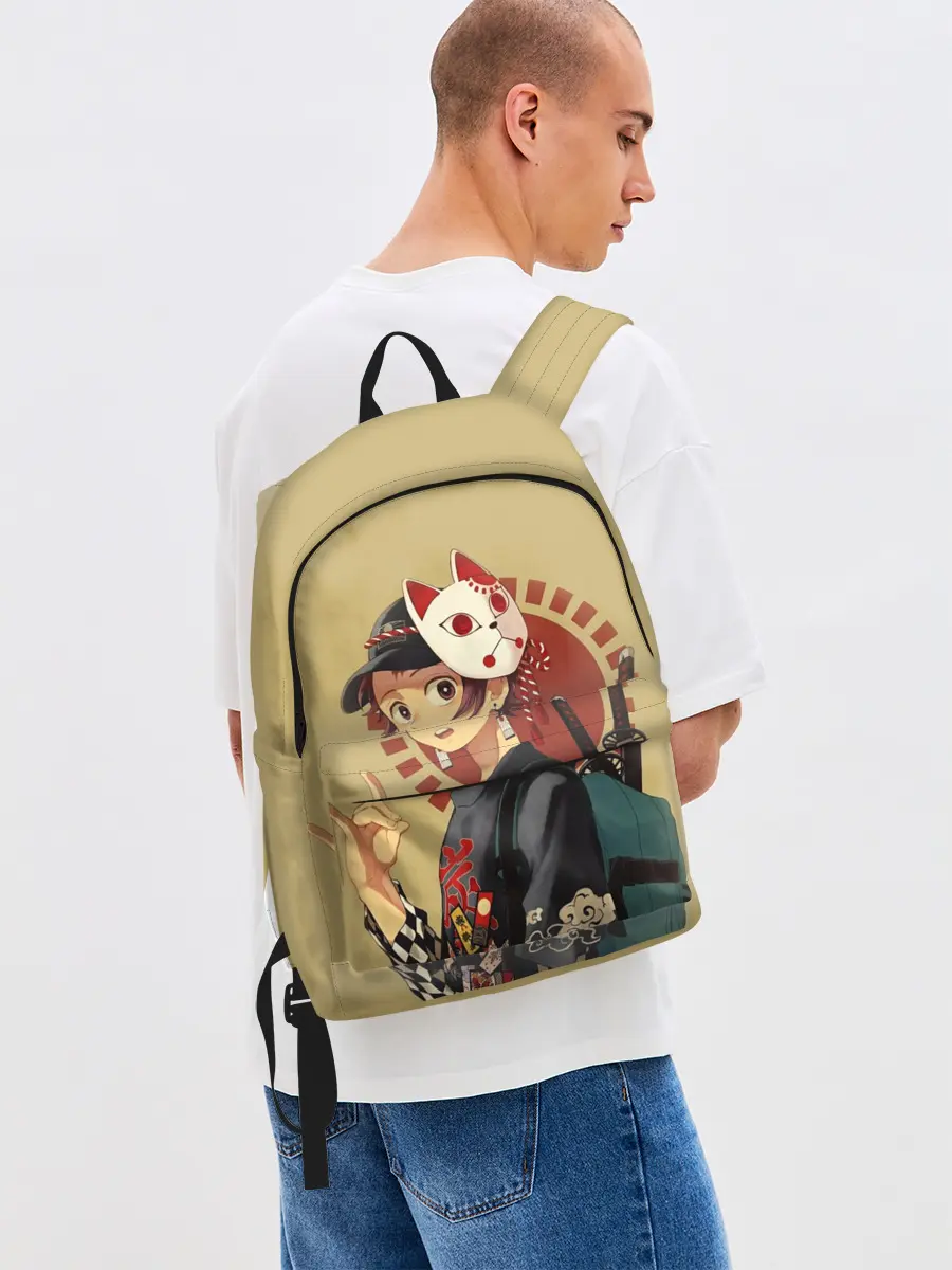 Рюкзак джинсовый / Tanjiro Kamado