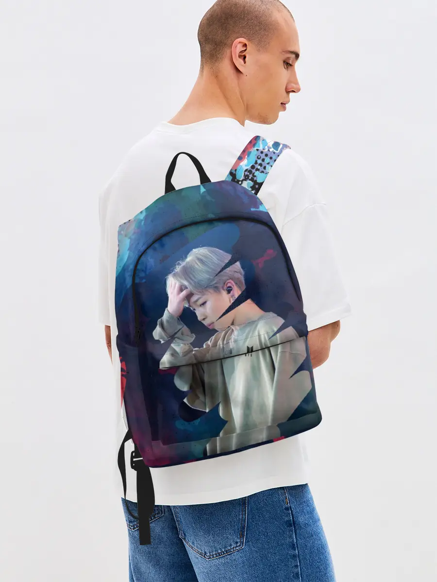 Рюкзак джинсовый / BTS. Jimin