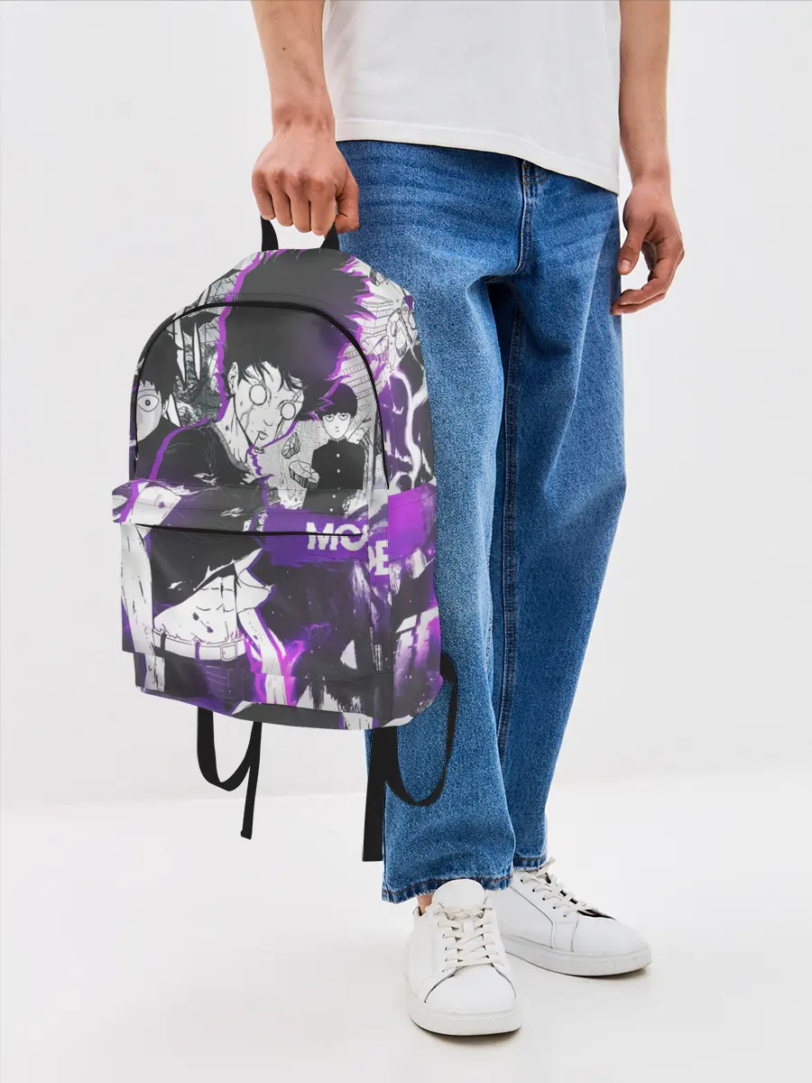 Рюкзак джинсовый / Моб Психо 100