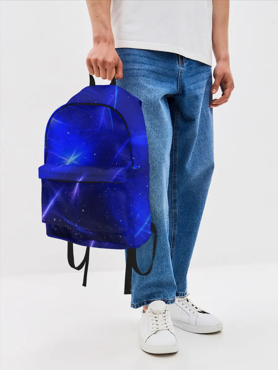 Рюкзак джинсовый / Космический вихрь