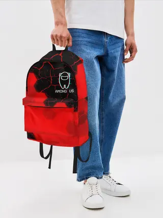 Рюкзак джинсовый / AMONG US / АМОНГ АС
