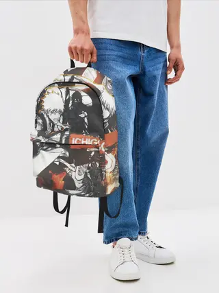 Рюкзак джинсовый / Bleach Блич Ичиго Курасаки