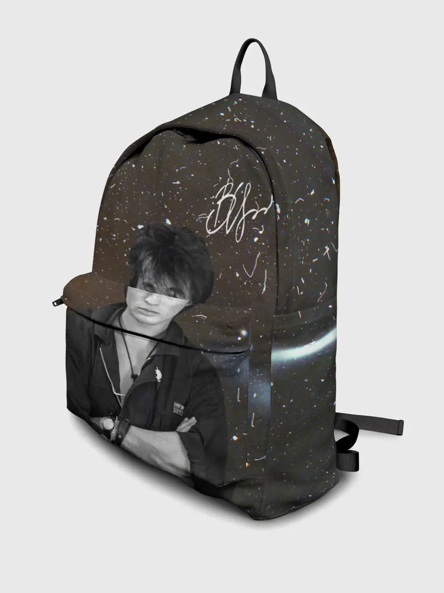 Рюкзак джинсовый / ВИКТОР ЦОЙ.