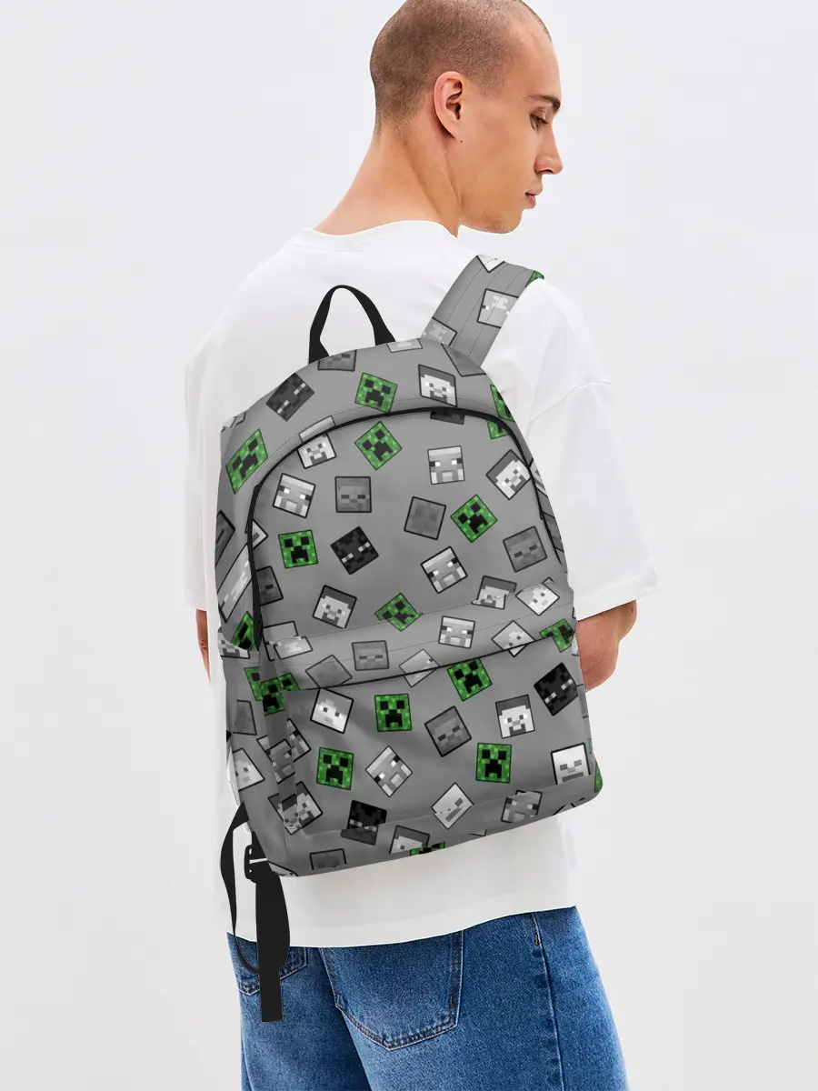 Рюкзак джинсовый / Minecraft