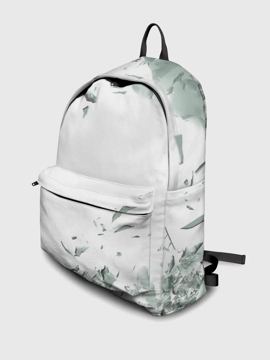 Рюкзак джинсовый / разбитое стекло