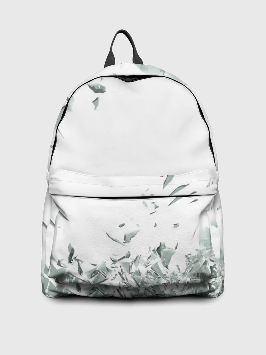 Рюкзак джинсовый / разбитое стекло