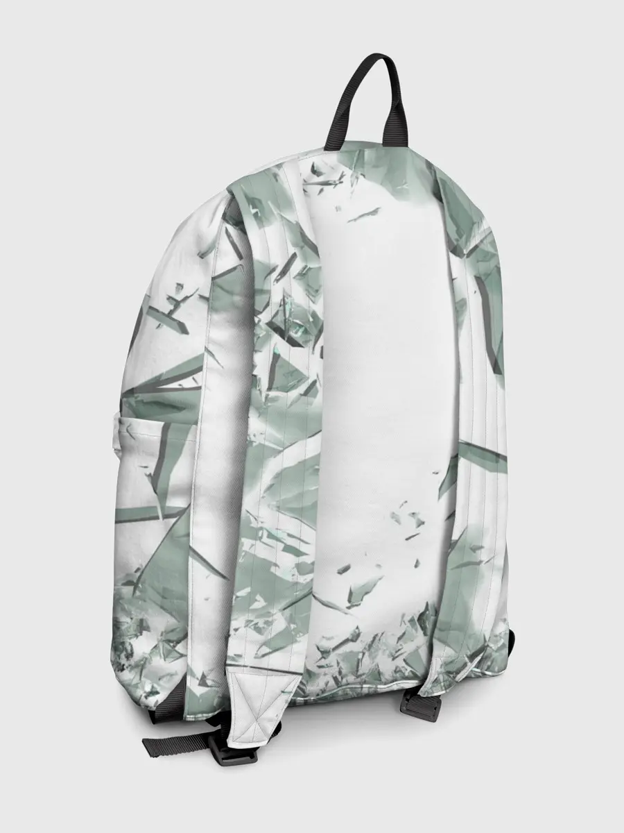 Рюкзак джинсовый / разбитое стекло