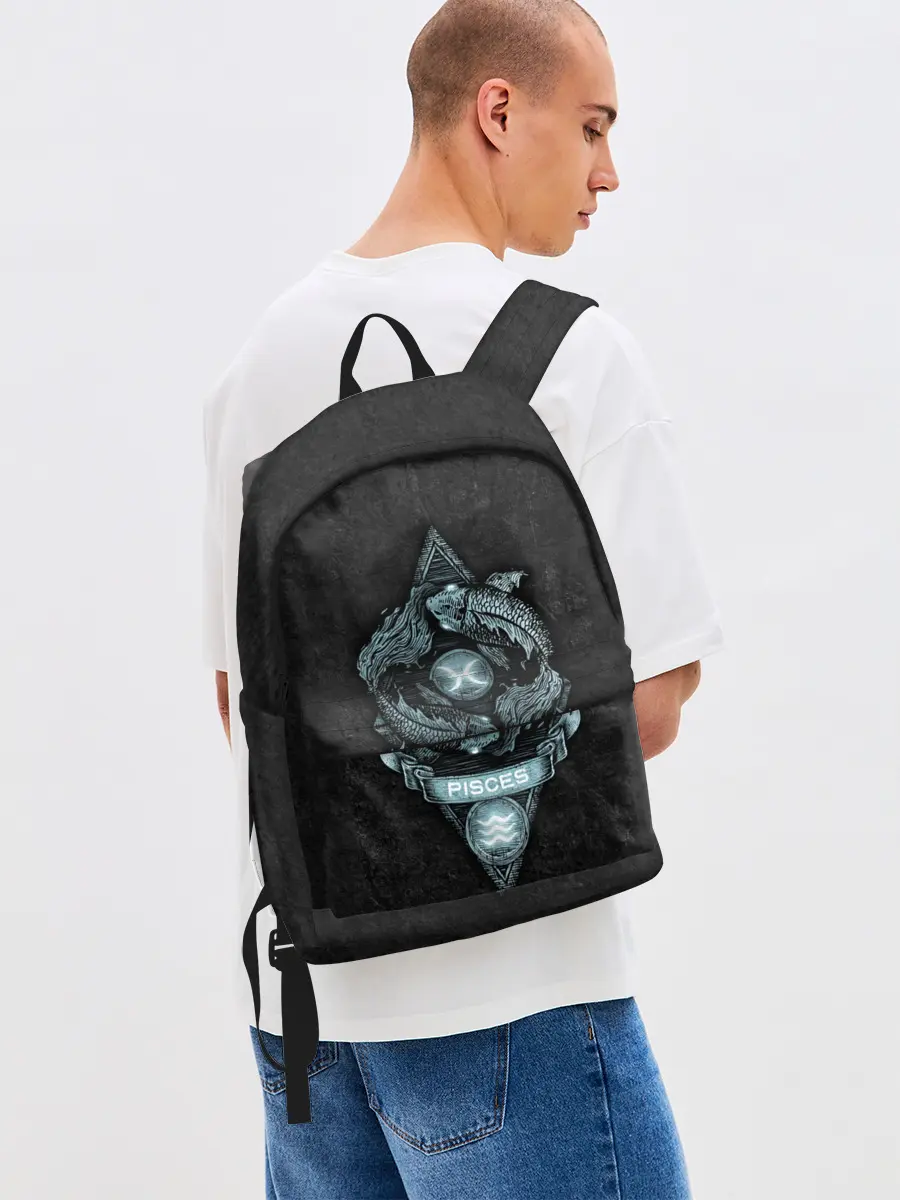 Рюкзак джинсовый / РЫБЫ