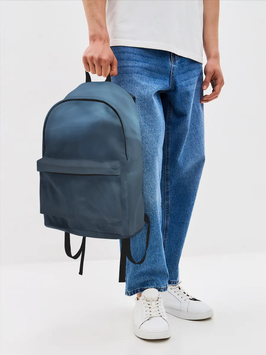 Рюкзак джинсовый / Дымчатый
