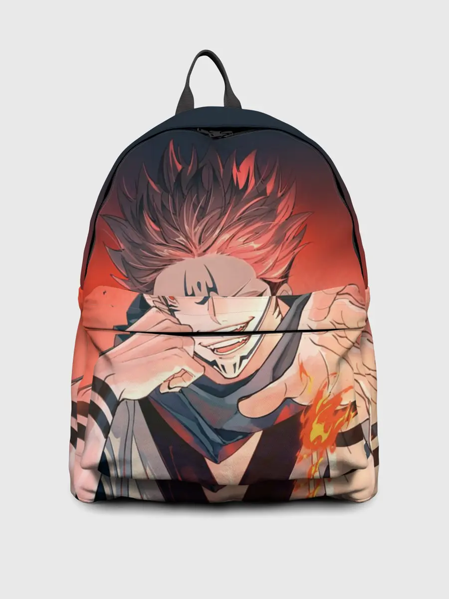 Рюкзак джинсовый / Магическая битва | Рёмен Сукуна