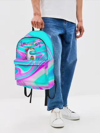 Рюкзак джинсовый / Impostor Unicorn