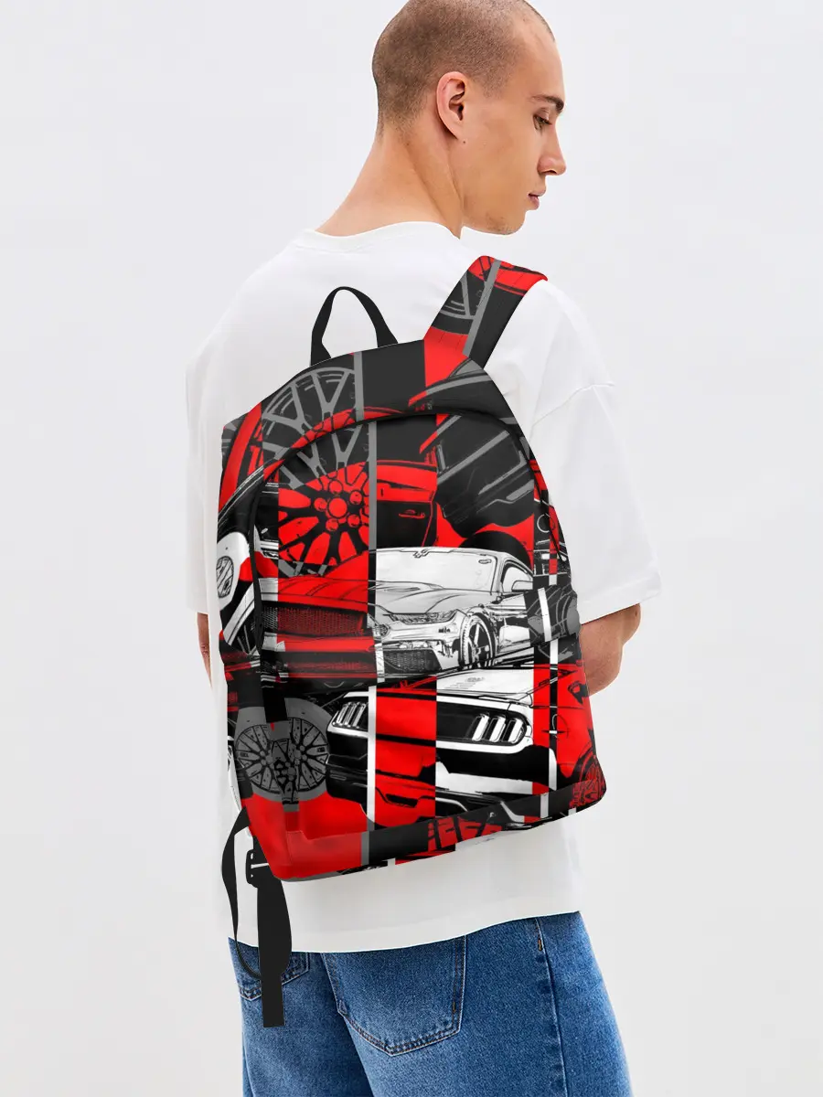 Рюкзак джинсовый / Автомобили